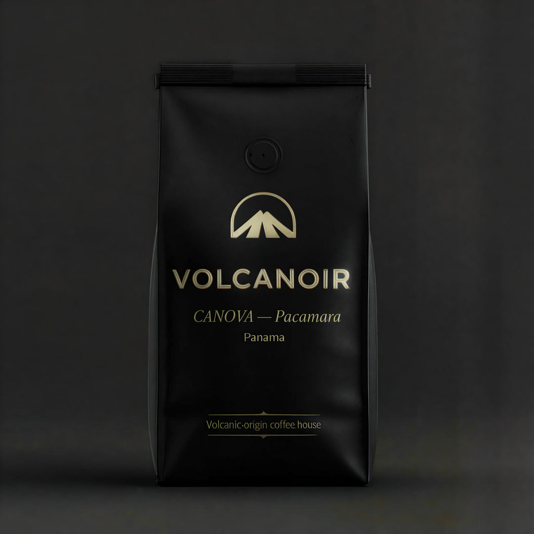 Volcanoir Canova — Pacamara coffee bag