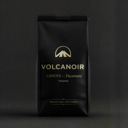Volcanoir Canova — Pacamara coffee bag